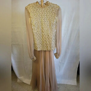 Vintage Evening Gown  Handmade